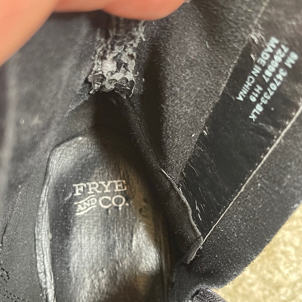 Frye Black Leather Rubie Boots - Picture 6 of 8